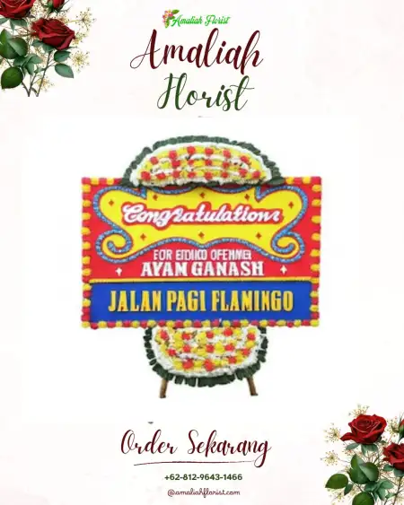 Sewa Papan Bunga Bumi Baru